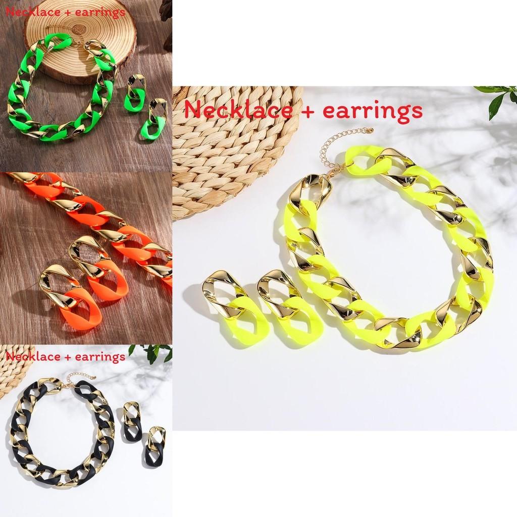 Trendy European Style Jewelry Set Featuring Flower Pattern And Geometric Design For Girls