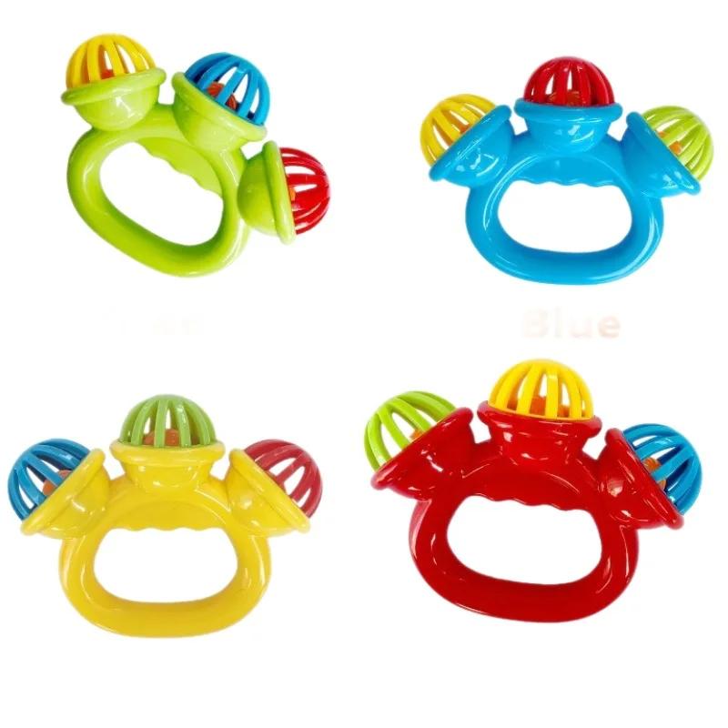 14PCS Newborn Hand Rattle Ball Baby Toys Grasping Hand Bell Sensory Toys Kids Safety Materials Toys for Baby Children