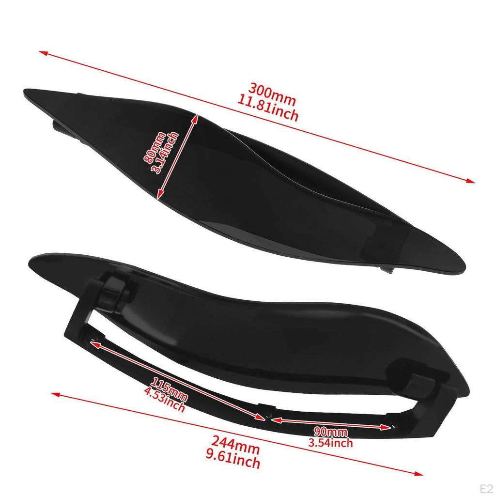 Air DeflectorsWindshield Lightweight Sturdy Accessory Professional Easy Installation Fairing Side
