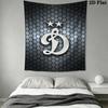 FC Dynamo Moscow Wall Tapestry Aesthetic Wall Hanging Printed Fabric Blanket Decorative Tapestries for Bedroom Living Room Home Decor