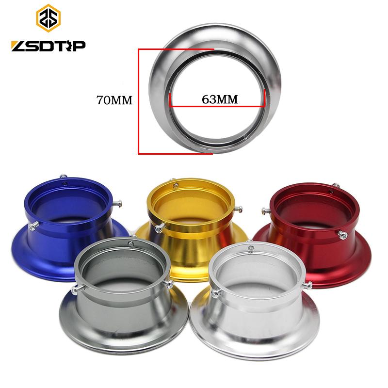 ZSDTRP 63mm Motorcycle Modified Carburetor Air Filter Cup The Wind Cup Horn Cup for PWK Keihin 34 36 38 40 42mm Carburtor золотой