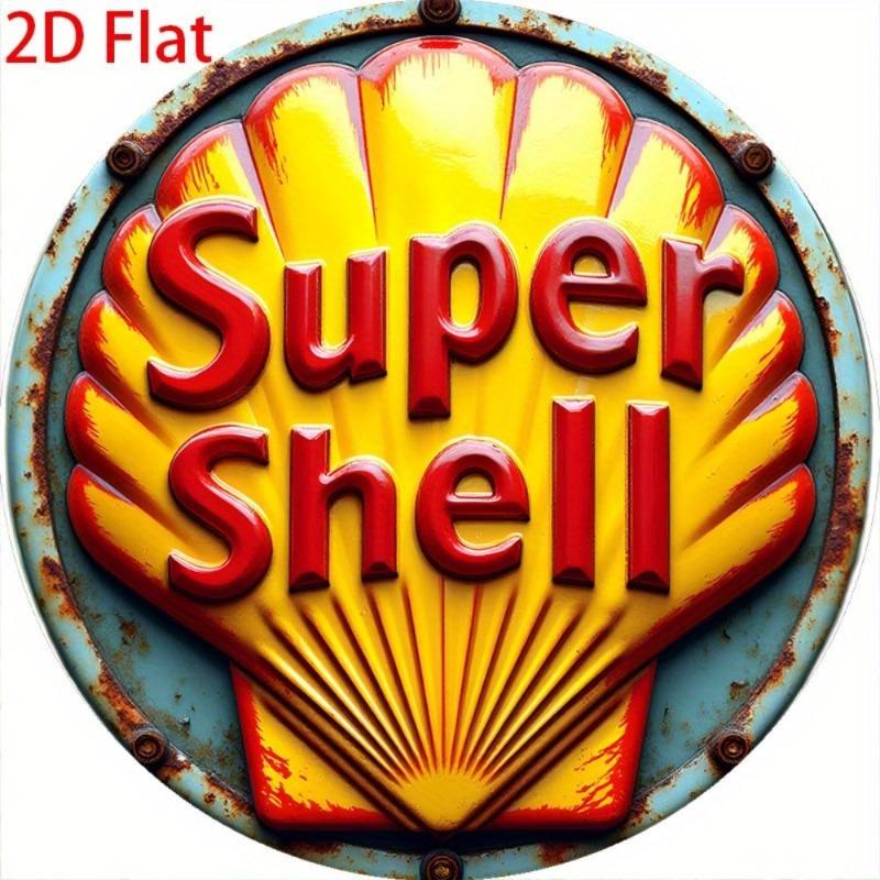 2D Flat Hanging Decorative Metal Sign Hand Painted Art