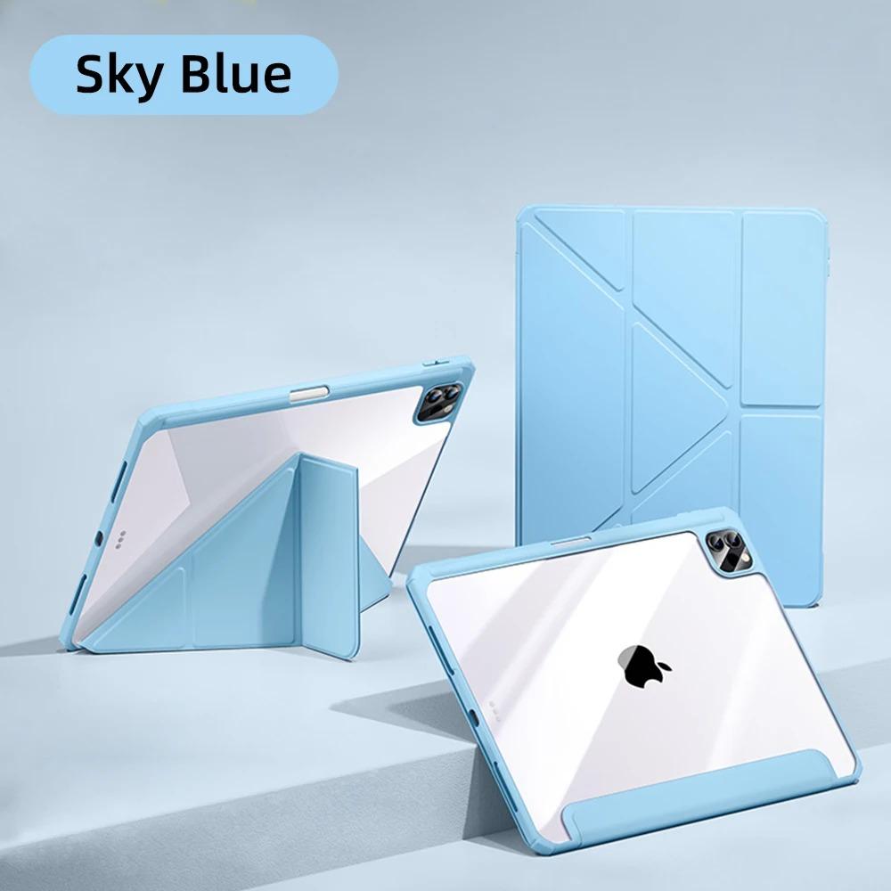 For 2025 iPad Air 11 Case iPad 10th Generation 11th A16 9th Cover Gen iPad Pro11 4 5 10.9in 12.9 M2 M3 M4 Pencil Holder Case