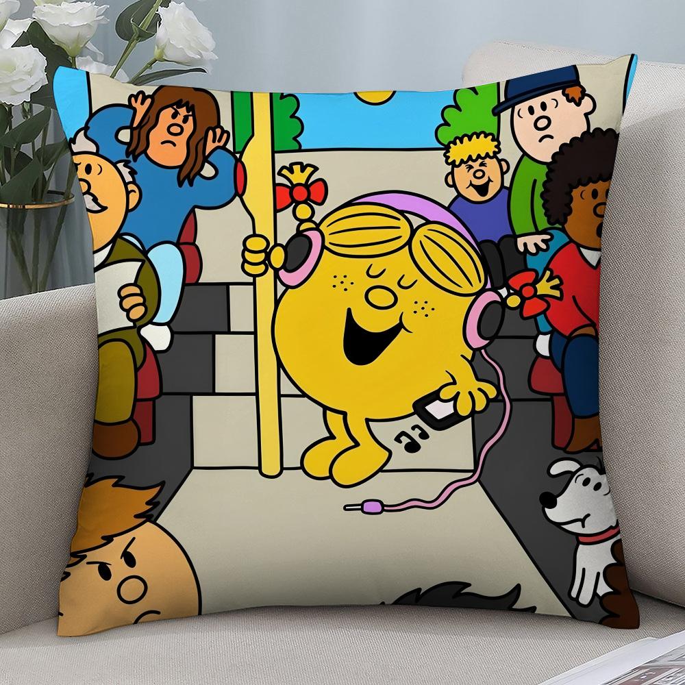 Мистер. M-Мужчины Милая L-Маленькая Мисс Наволочка Короткий Плюш Наволочки Диван Декоративный Подарок Дом Двусторонняя Печать Наволочка 12x12Inch