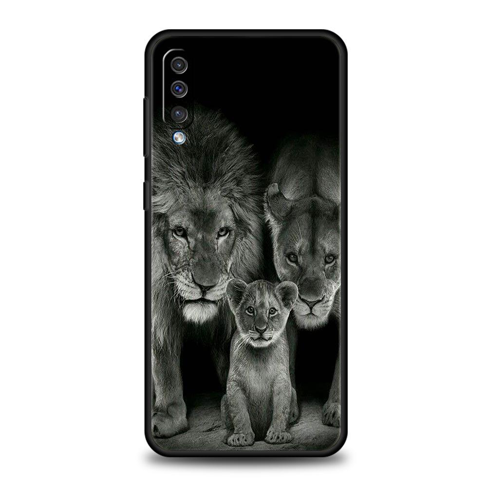 Lion Alpha Male Cub Phone Case For Samsung Galaxy A56 A36 A26 A34 A17 A16 A06 A14 A12 A54 A72 A24 A22 A20e A52 A50 A40 A32 Cover