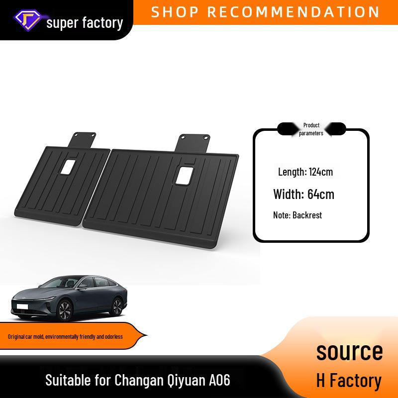 Changan Qiyuan A06 Trunk Mat: TPE, Odorless, Eco-Friendly, Custom Fit.