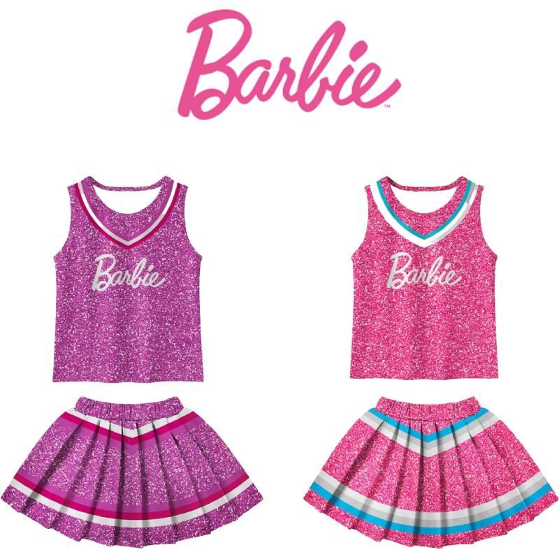 Barbie Film Fialové Polyesterové Vlákno Cosplay Šaty Pro Děti Velikosti)