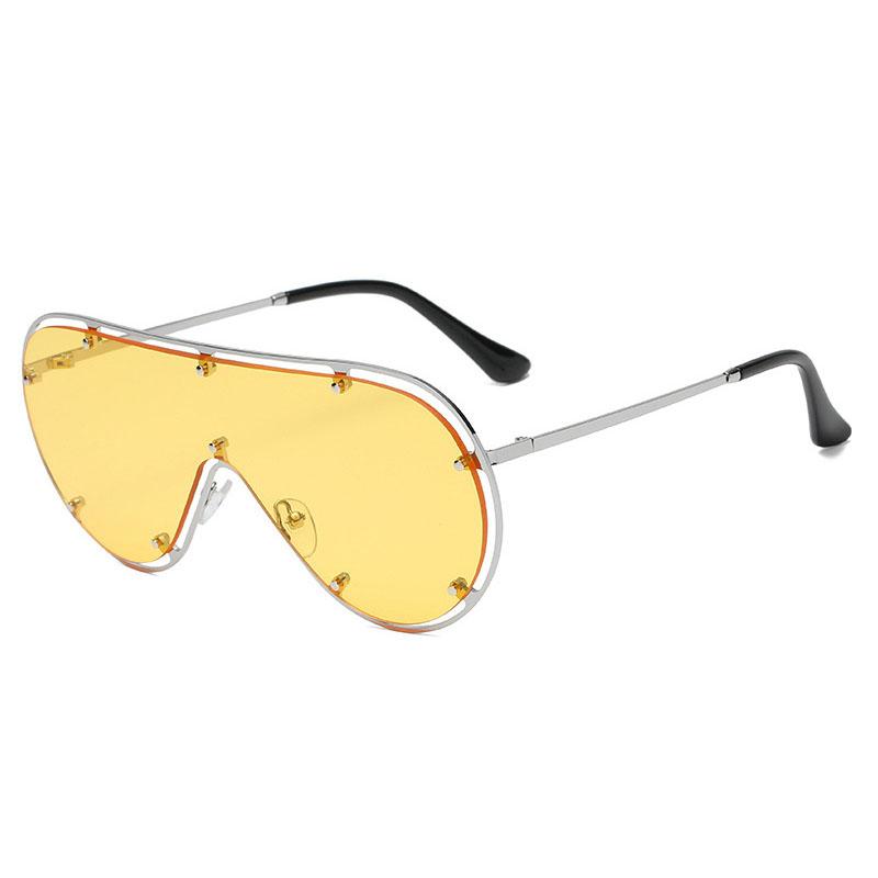 1pc Women/Men Oversized Personality Fashionable Sunglasses For Outdoor Vacation Driving Party Musical Festival Accessories