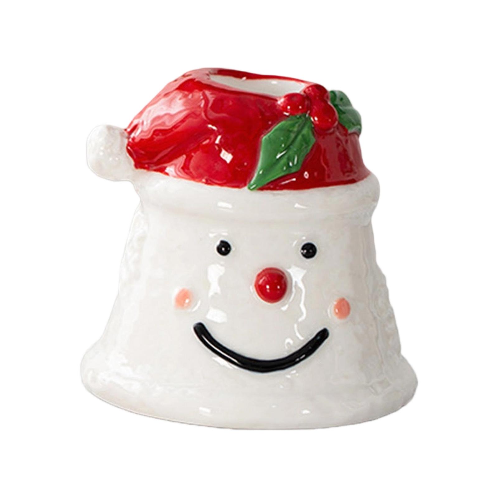 

Рождественский подсвечник Креативный дизайн Настольное украшение, Праздничные подарки для друзей One Size белый