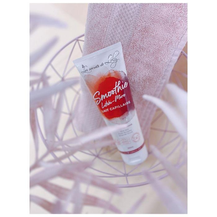 Haarmilch - LES SECRETS DE LOLY - Smoothie Litschi-Brombeere - 250 ml - Feuchtigkeitsspendend - Ohne Parabene