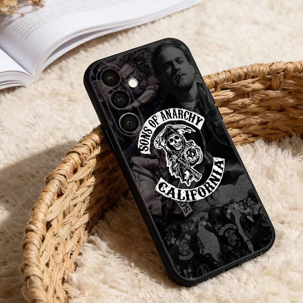 American TV S-Sons-Of-Anarchys Phone Case For Samsung Galaxy A20,21s,22,31,32,52,53,72,73,80,91 Soft Black Shell