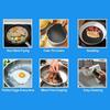 3Pcs Reuseable Non-stick Pan Fry Liner Sheet Cooking Oil Sheet Pad Teflon-coated Fiberglass Cloth Kitchen Tool Frying Pan Pad