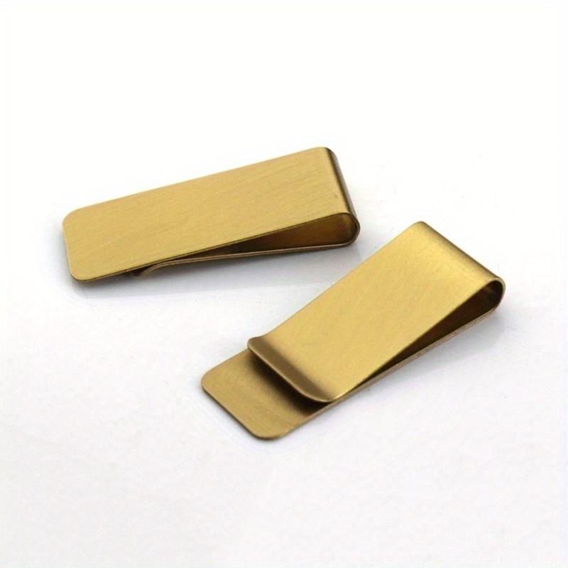 5pcs High Quality Brass Money Clip Cash Clamp Holder Portable Money Clip Wallet Purse for Pocket Metal Money Holder