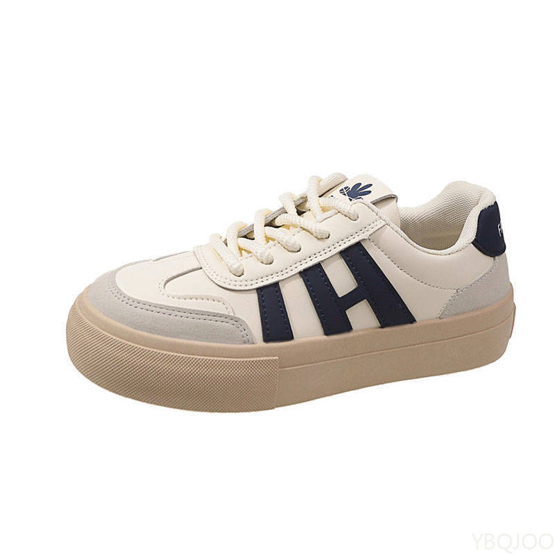 Damen Einzelne Schuhe Sommer Mode Schnürschuhe Atmungsaktive Sportschuhe Leicht und Bequem Freizeitschuhe Board Schuhe