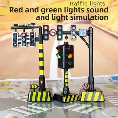 Kinder-Verkehrssignal-Spielzeug mit Licht und Ton für die Simulation von Straßenszenen im Kindergarten