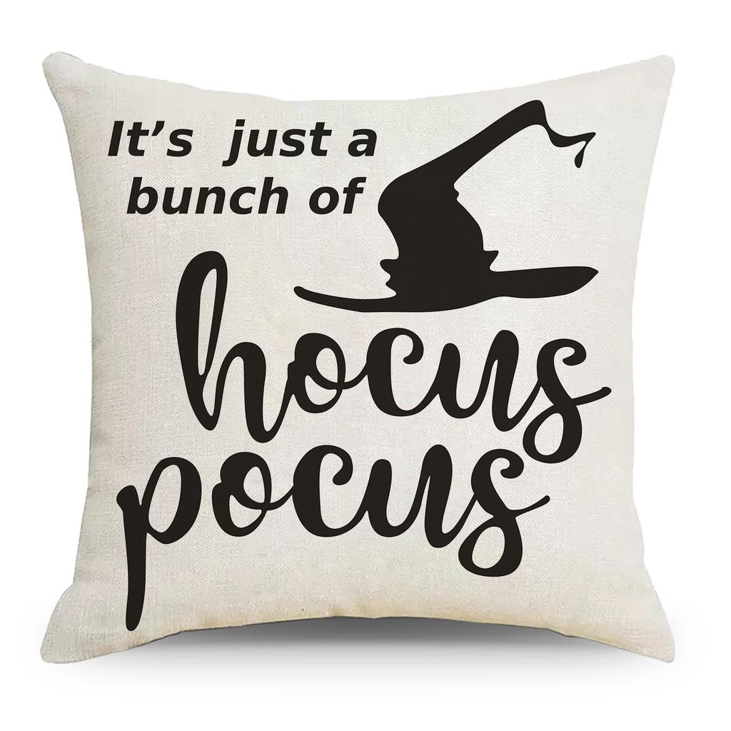 Halloween Cushion Cover 45x45 Pillowcase pumpkin witch car Printed Sofa Cushions Decorative Pillowcover Home Decor Pillow case