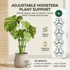 4Pcs Metal Plant Climbing Support Sturdy Triangle Structure Rust-proof Coating for Monstera and Trailing Plants