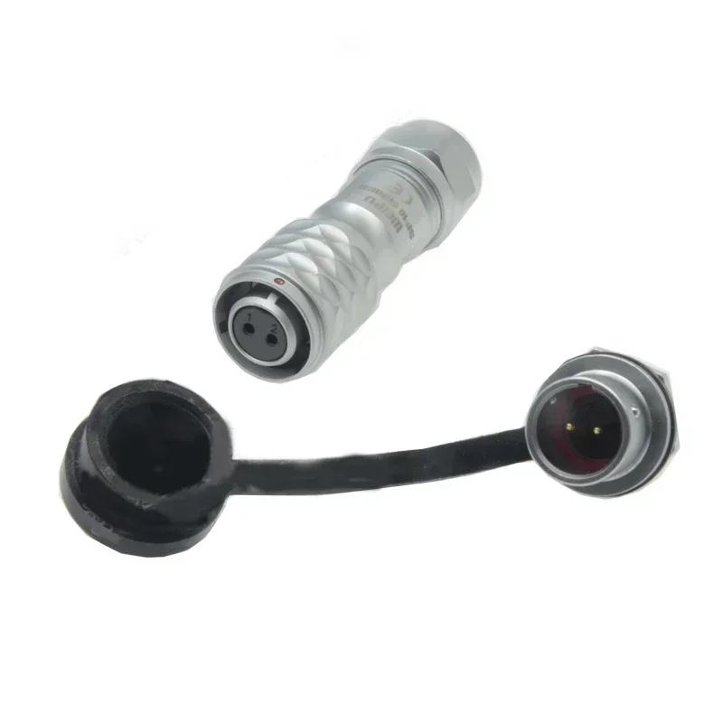 WEIPU SF10 SF1010/S SF1012/P 2 3 4 5 Pin Power Connector IP67 Waterproof Adapter Solering Female Plug male Socket Panel Sensor