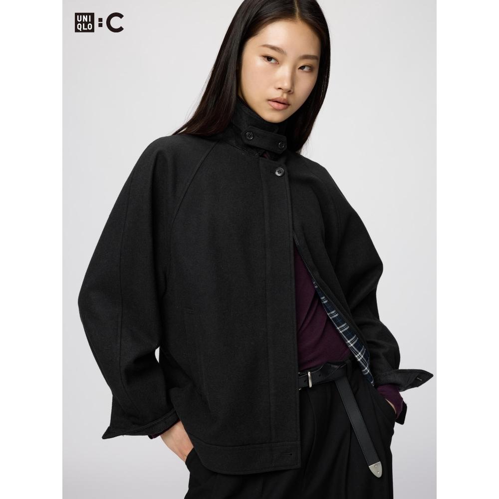 Uniqlo Wool Blend Harrington Jacket