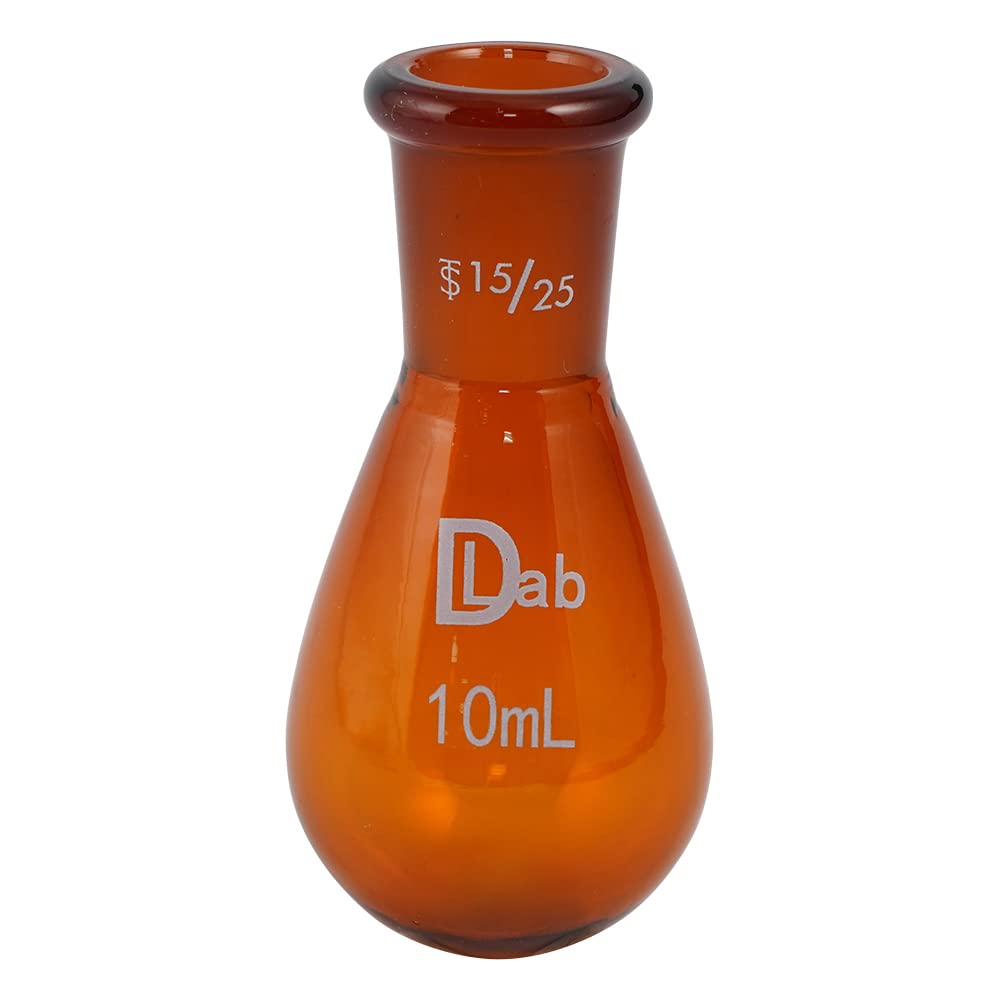 

AS ONE Common Ground Eggplant Flask (Brown), 10mL, 15/25mm, 3-9675-01
