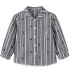 Balabala Girls' Jacquard Plaid Long-Sleeve Shirt