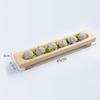 Dumplings Plate Restaurant Rectangular Wooden Serving Tray for Party