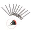 Electric Grinding Accessories 10pcs 3mm Shank HSS Router Bits Rotary Burr for Drill Woodworking Tool Set CNC Engraving