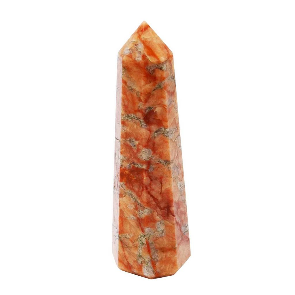 Harmonize Semi Precious Tower Obelisk Reiki Healing Crystal Spiritual Gift Feng Shui Table