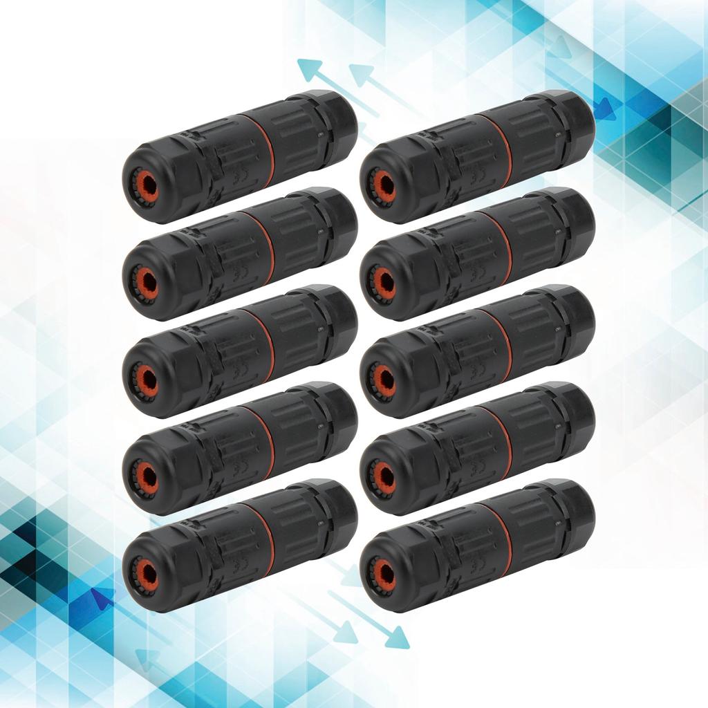 10 Stück Wasserdichter Stecker Elektrisch IP68 Klemmen Sortimentskasten für Straßenlaternen