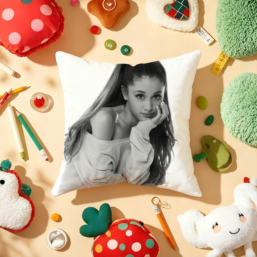Singer AAriana GrandS Cushion Cover Plush Fabric Soft DoubleSided Printed Sofa Warm Winter Home Gift Pillow Cover
