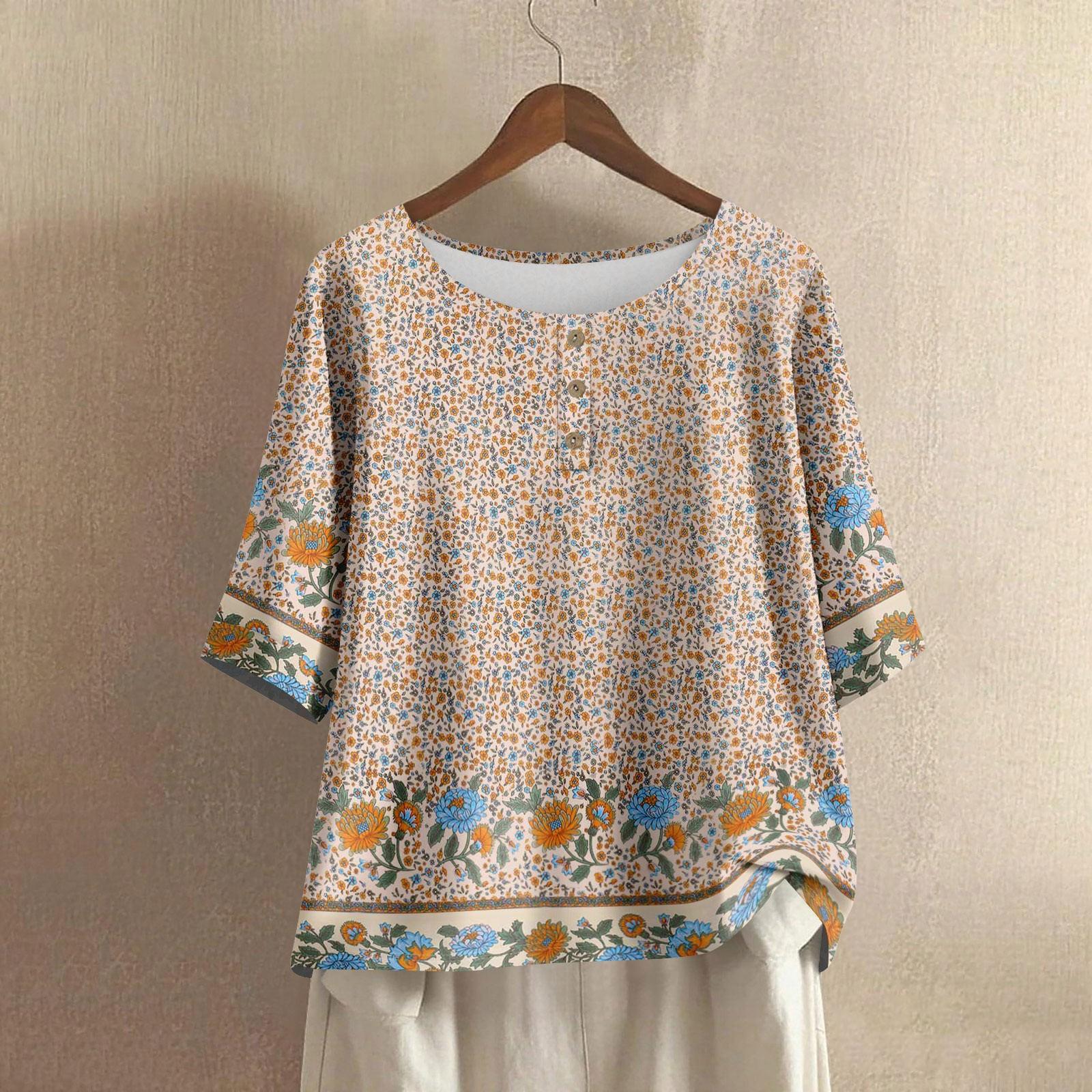 

Женская мода Повседневные Обычные Элегантные Топы Топы на пуговицах L бежевый