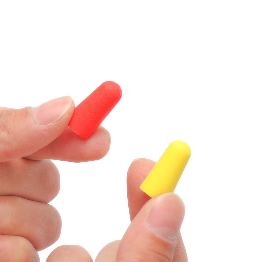 Couleur Voyage Étude Anti-bruit Rebond Protecteur Audition Cône Mousse Polyuréthane Bouchons d'Oreilles Cache-oreilles