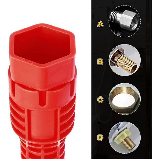 5/8 w 1 antypoślizgowy klucz do kranu zlewu wielofunkcyjny podwójny klucz do naprawy głowicy bojler narzędzia hydrauliczne narzędzia łazienkowe