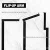 Black Stainless Steel Vertical Floor Toilet Paper Holder