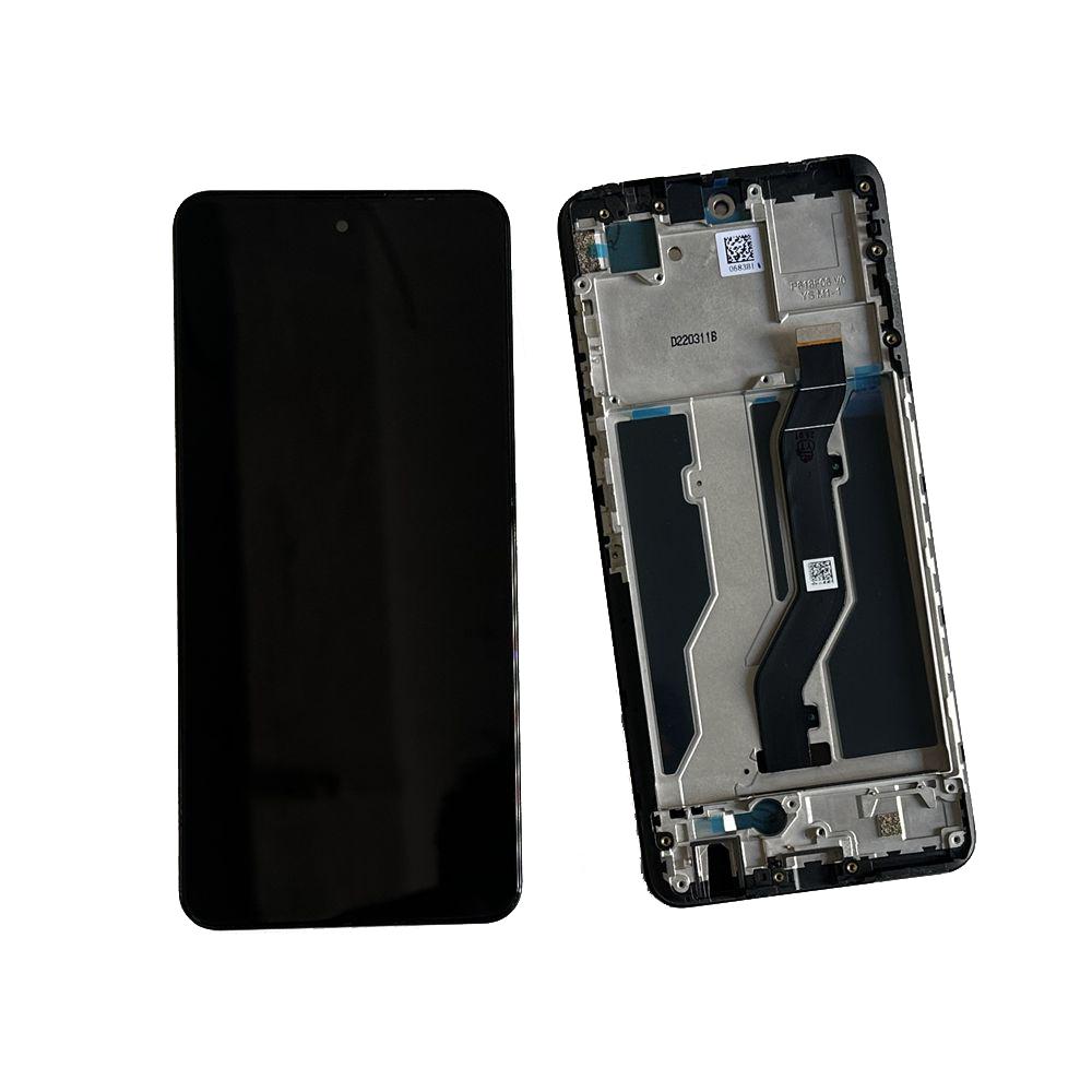 LCD Screen and Digitizer Full Assembly for ZTE Blade V40 With Frame;Black; + Tools