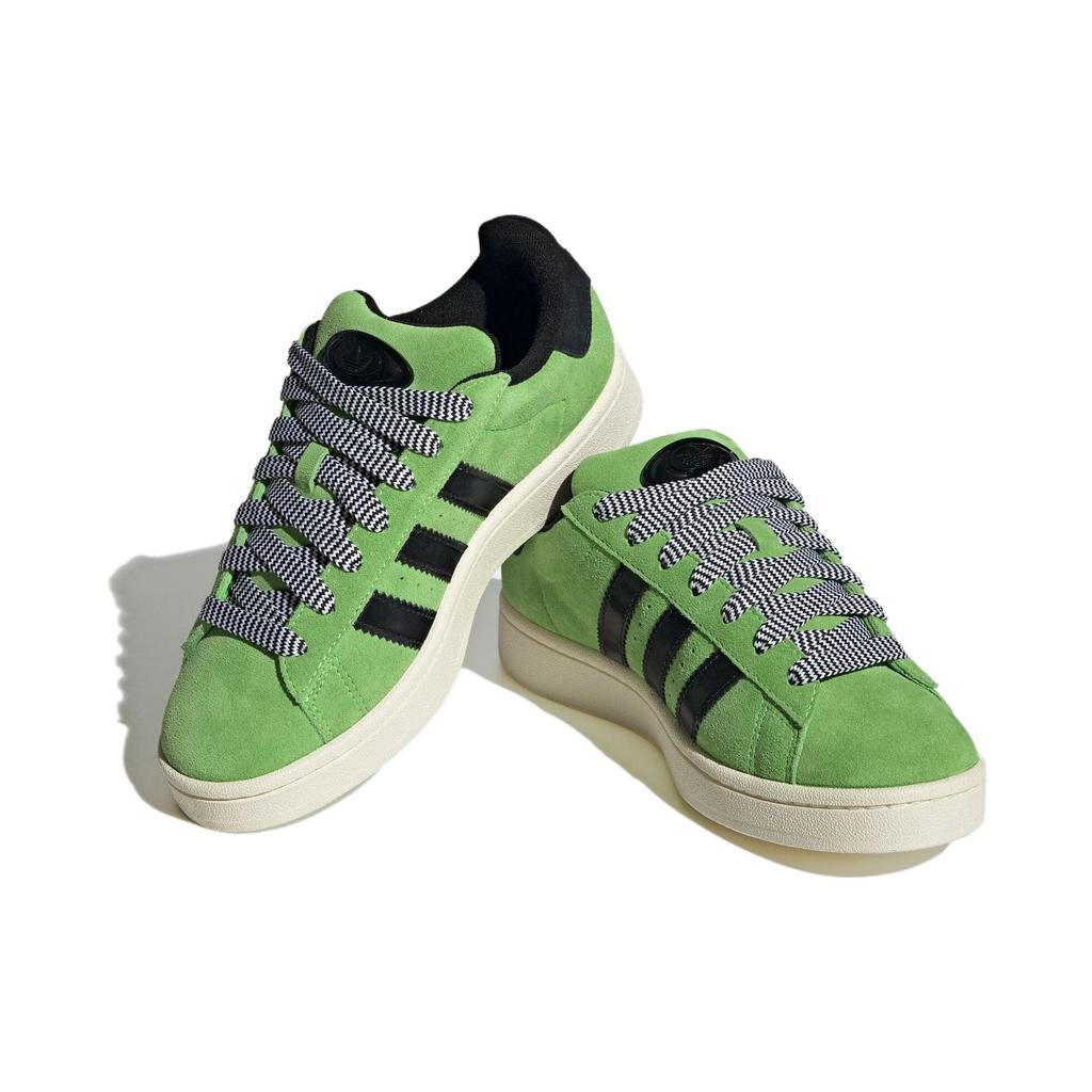 adidas Womens Campus 00s 'Solar Green Black' (women's sizes) Solar Green / Core Black / Skateboard Shoes HQ4409
