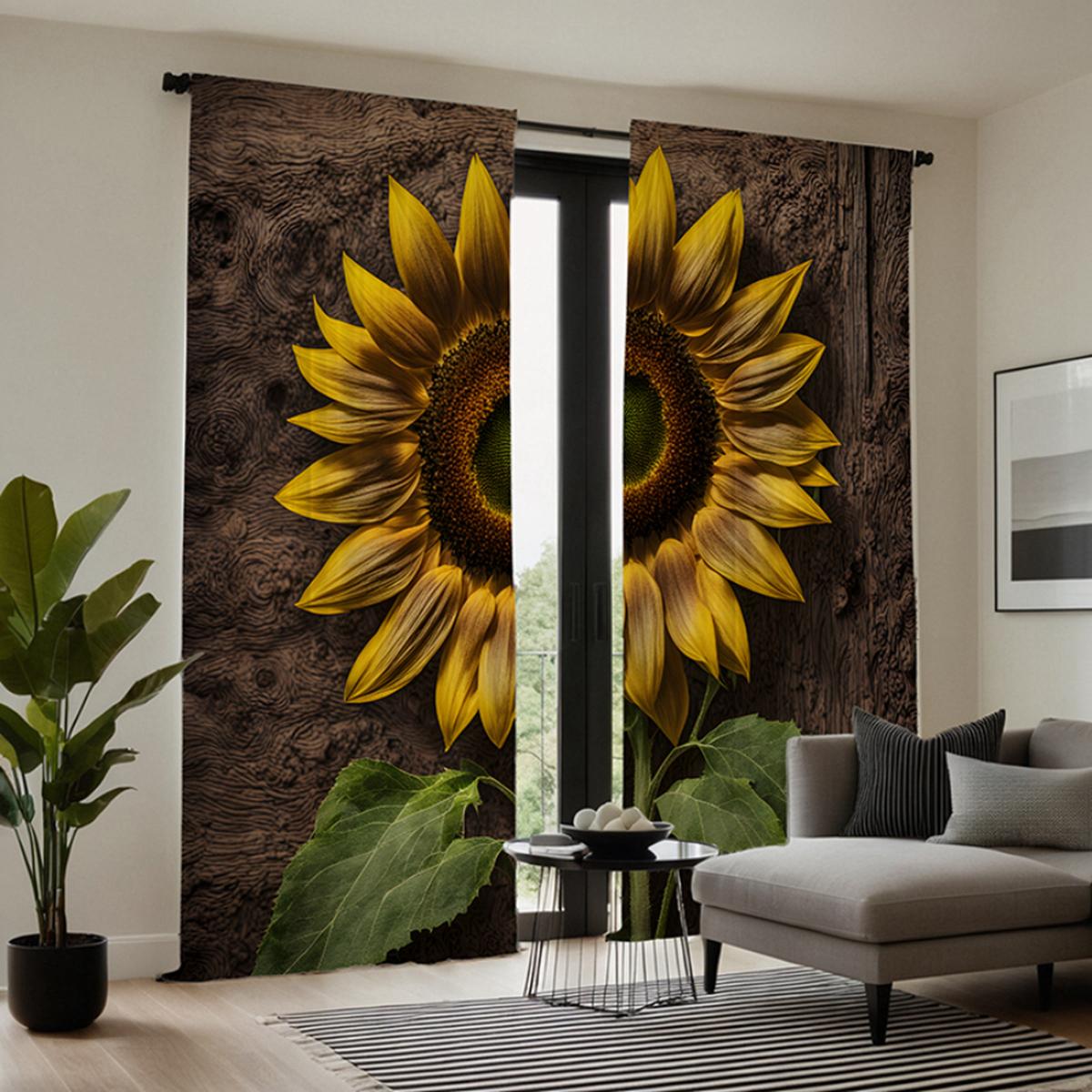 

2 шт. HD цифровая белая галстуковая золотая занавеска с подвеской, стиль украшения дома, гостиная, спальня, эффект занавески, стиль W52H63inchW132H160cm