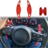 Aluminum Alloy Steering Wheel Paddle Extension Sticker Steering Wheel Shift Paddle For Kia Stinger 2018-2023, Kia Soul GT-Line Turbo 2020-2022(red)