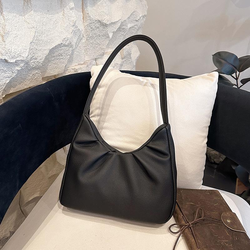 Autumn niche texture underarm bag women's 2025 new canvas bag simple and versatile handbag one dropship