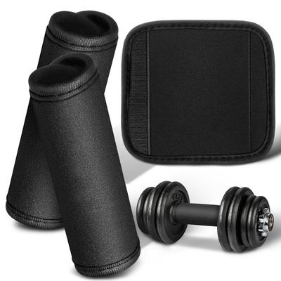 TOPPERFUN Pull-up Bar Cover Grip Set of 3 Dumbbell Barbell