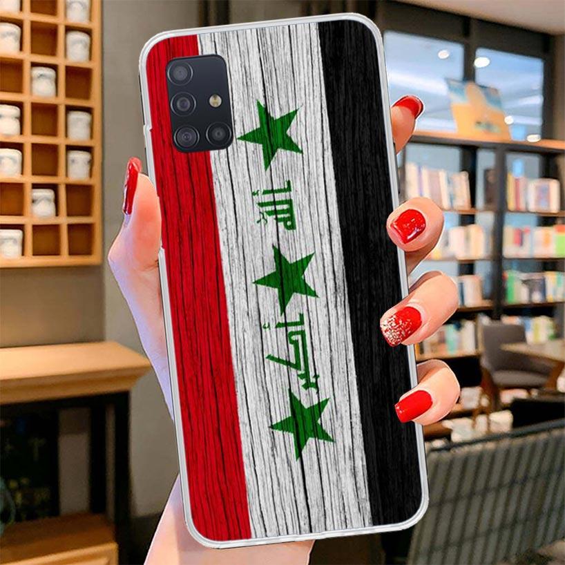 

Iraqi Iraq National Flag Cover Phone Case For Samsung Galaxy A12 A22 A32 A52 A72 A02S Phone Case Note 20 Ultra 10 S10 Plus A51 A Samsung A52