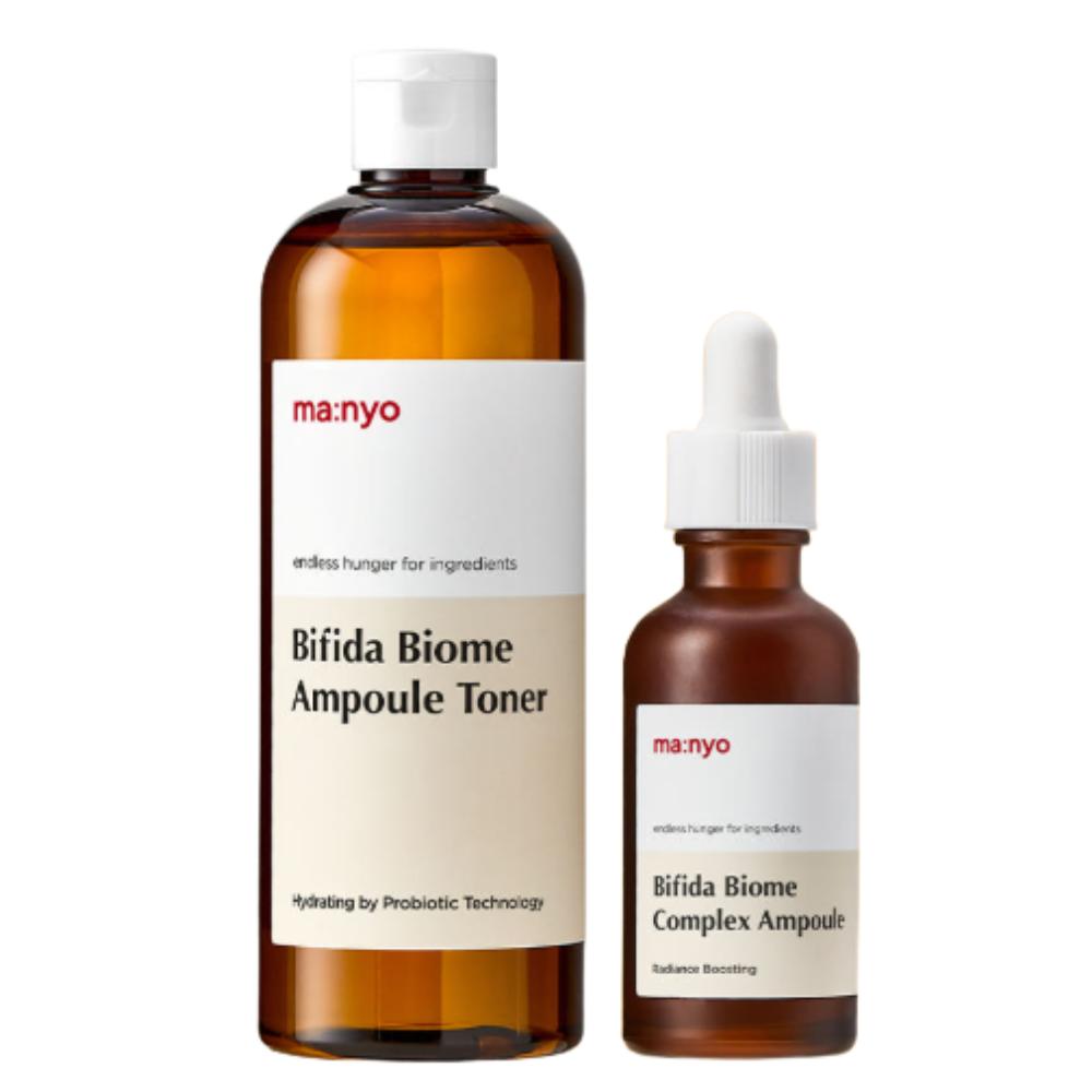 

ma:nyo Bifida Biome Complex Ampoule 50ml & Toner 400ml 2-Piece Set | Skin Barrier Repair & Strengthening K-Beauty Special Kit