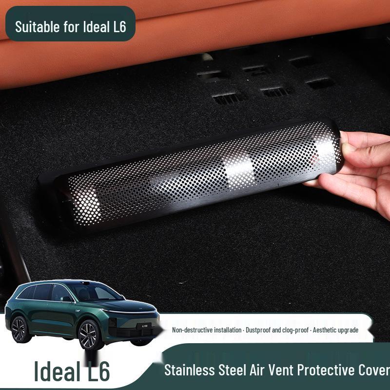 Ideal 24 L6PRO Stainless Steel Front Seat Speaker Cover - Car Interior Decoration