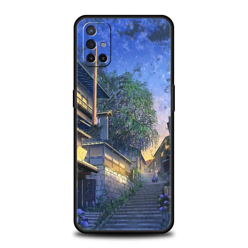 Phone Case For OnePlus 11 10 9 Pro 9T 12R 10R 9R 9RT 10T 8T 8 7 6T 7T Nord 2T CE 2 5G N200 N10 N100 Cover Japan Anime Landscape