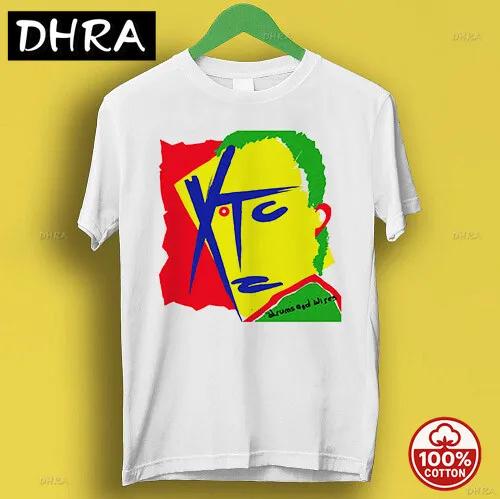 XTC Drums and Wires New Wave Rock Music Retro Cool Top Tee T Shirt P3210 with Unique Cotton Tee Casual Top Gothic T Shirts S