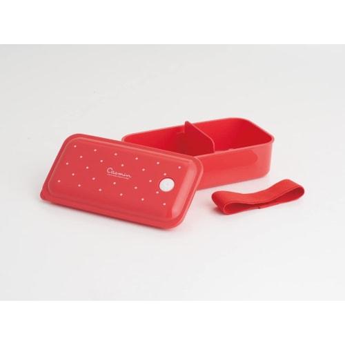 Skater Lunch Box, Antibacterial, Fluffy, Packing, Integrated, 1 Tier, 530ml, Casmin Red, PAL5AG-A