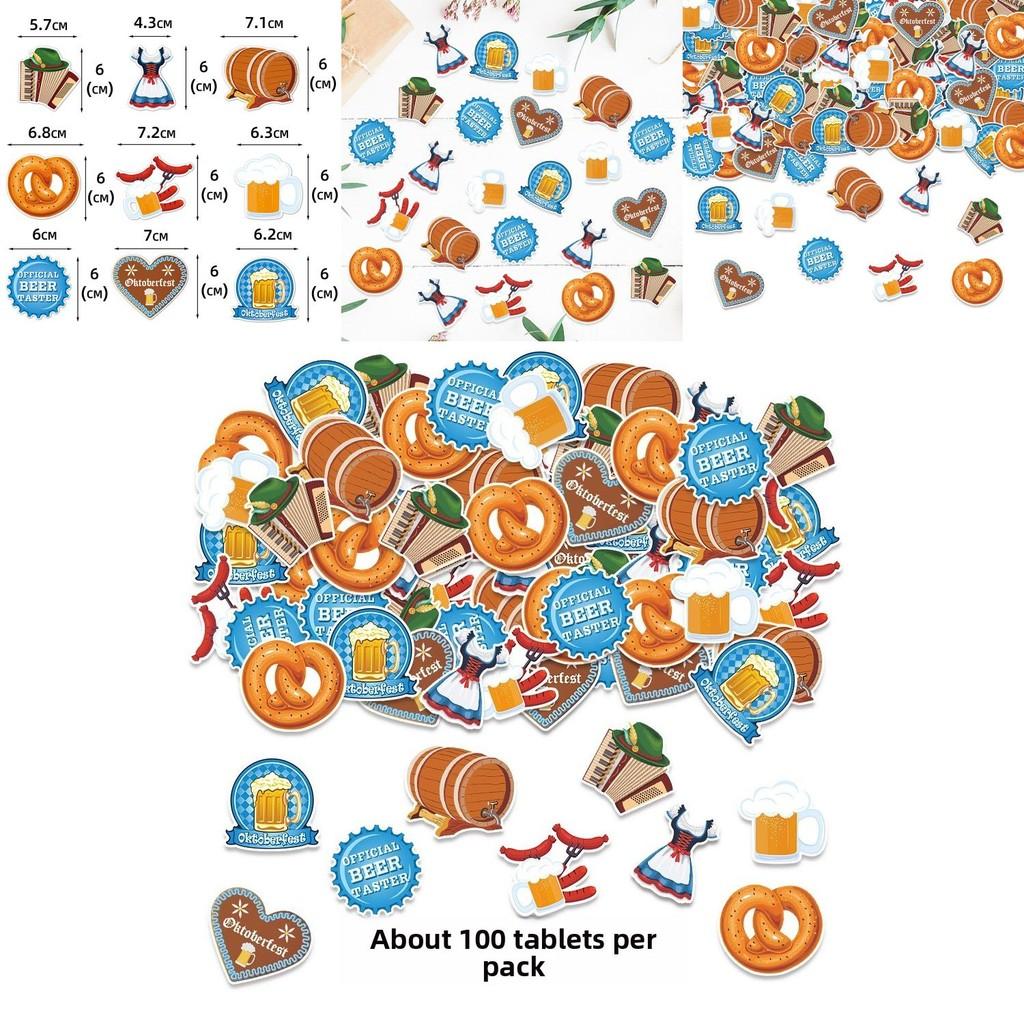 Munich Beer Festival Party Confetti With Paper Decor For Oktoberfest Celebrations