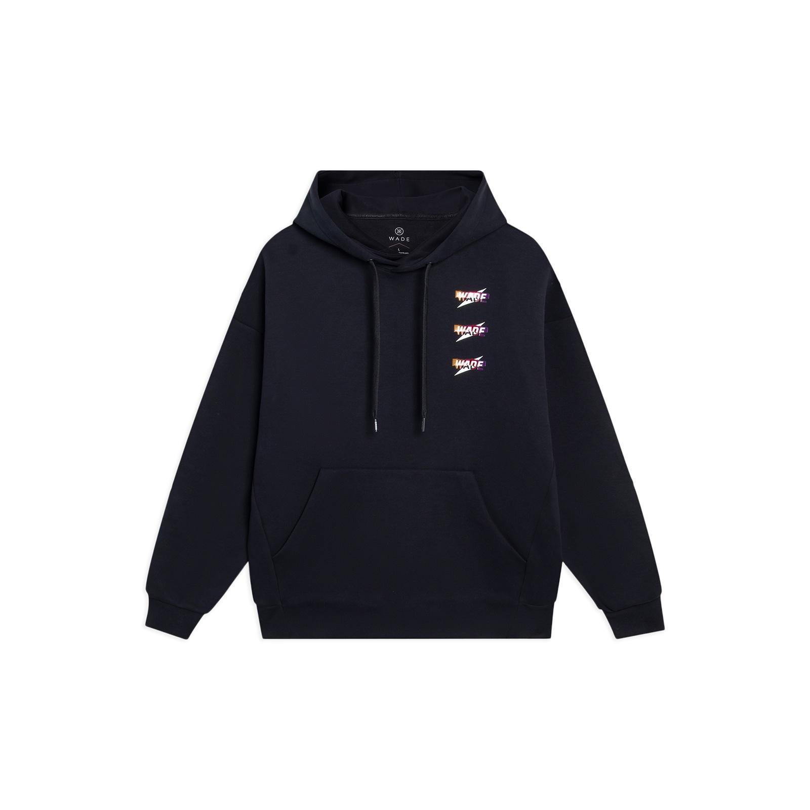 Li-Ning Way Of Wade Graphic Hoodie Black Men s AWDT149-1 M