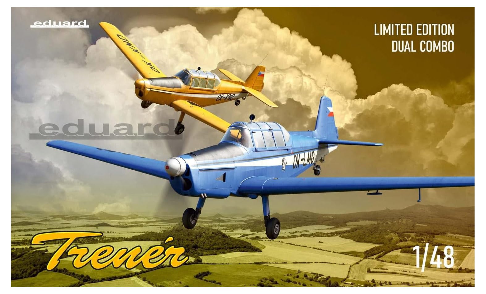 

Eduard Dual Combo Limited Edition Zlin Trenale Trainer Plastic Model Kit EDU11152 1/48 Z-226