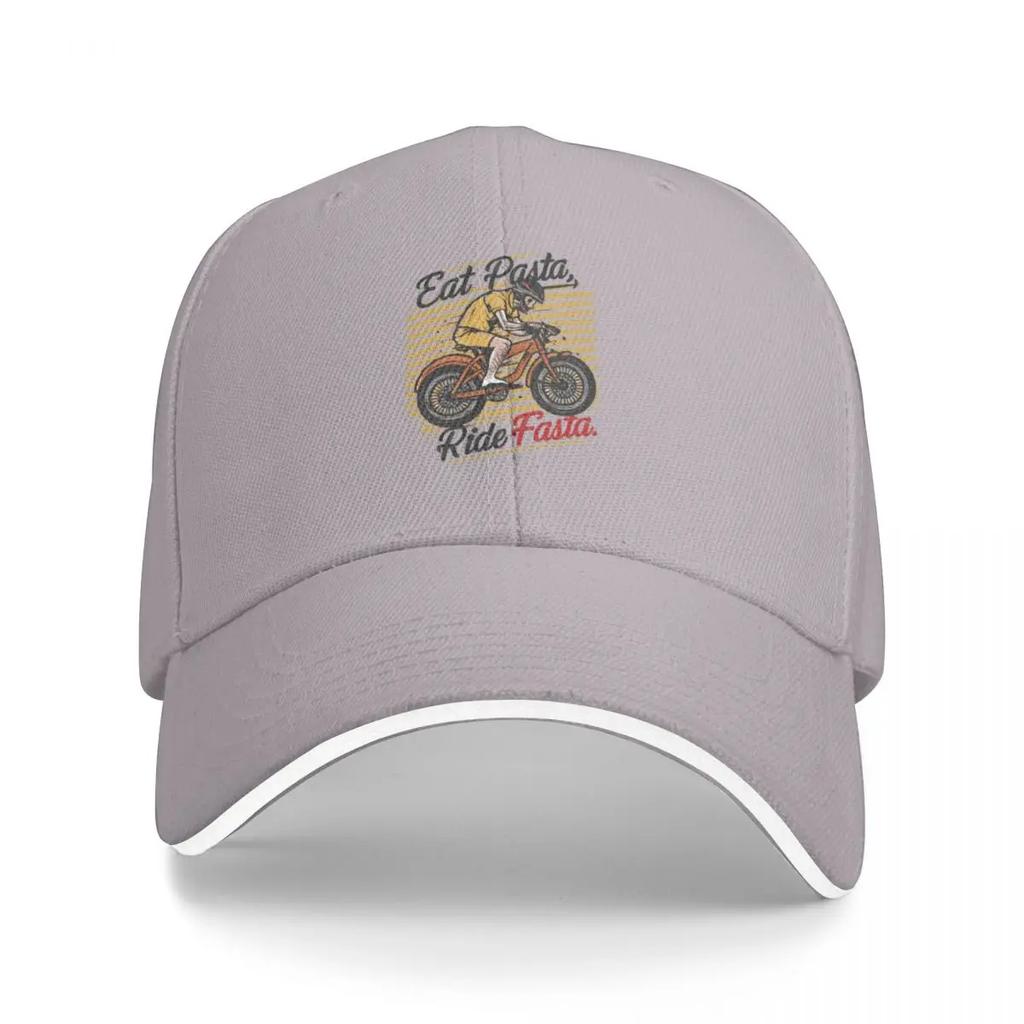 Eat Pasta-Ride Fasta Baseball Cap sailor cap for Unisex Hat Man For The Sun Baseball Unisex Women's